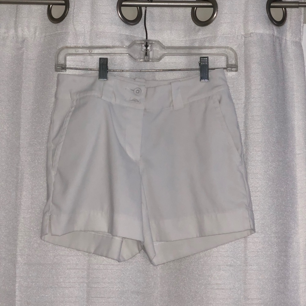 Nike white shorts
